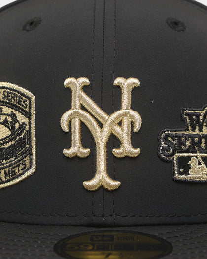 New Era New York Mets 'Black Gold Multi Prolight' World Series 59FIFTY Fitted Black/Gold