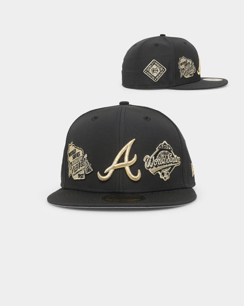 New Era Atlanta Braves 'Black Gold Multi Prolight' 59FIFTY Fitted Black/Gold