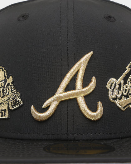 New Era Atlanta Braves 'Black Gold Multi Prolight' 59FIFTY Fitted Black/Gold