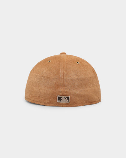 New Era Atlanta Braves 'Wheat/Brown/Gold' Suede 59FIFTY Fitted Wheat
