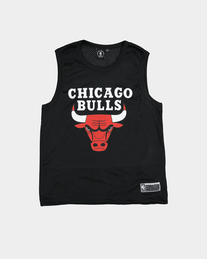 NBA Kids' Chicago Bulls Evan Mesh Tank Singlet Black