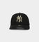 New Era New York Yankees 'Fractured Metal' Badge 9FORTY K-Frame Snapback Black