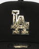 New Era Los Angeles Dodgers 'Fractured Metal' Badge 9FORTY K-Frame Snapback Black