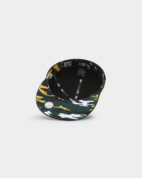 New Era Oakland Athletics 'Camo Underbrim' 59FIFTY Fitted Black