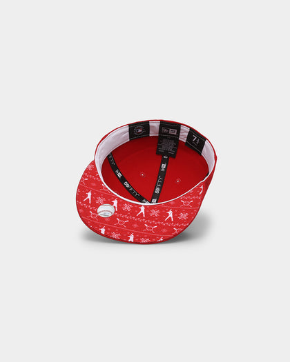 New Era Houston Astros 'Fairisle' 59FIFTY Fitted Red/White