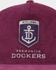 New Era Fremantle Dockers 'AFL 2023 Team Corduroy' Golfer Snapback Purple