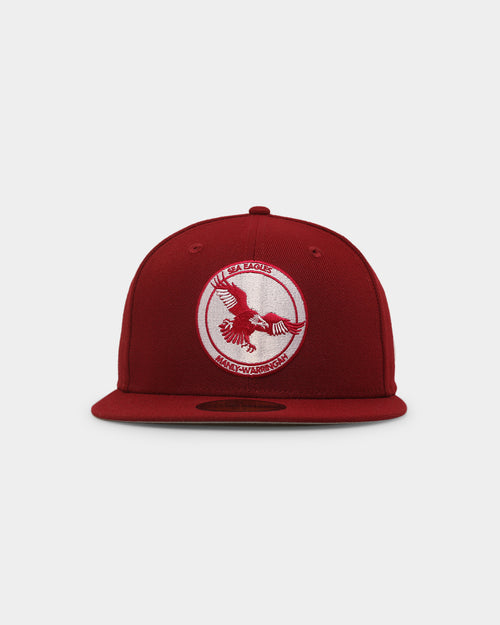 New Era Manly Sea Eagles 'NRL 2023' Retro 59FIFTY Fitted Dark Red