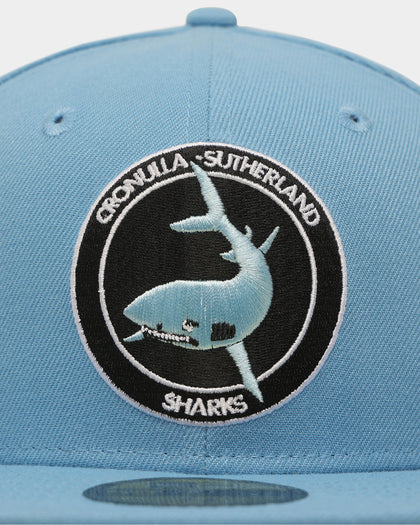New Era Cronulla Sharks 'Retro NRL 2023' 59FIFTY Fitted Pastel Blue