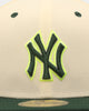 New Era New York Yankees 'Caddy Green' 59FIFTY Fitted Chrome White
