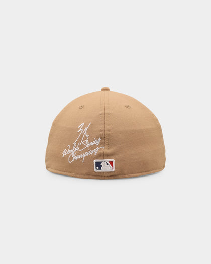 New Era Atlanta Braves 'World Series Multi Logo' 59FIFTY Fitted Tumbleweed
