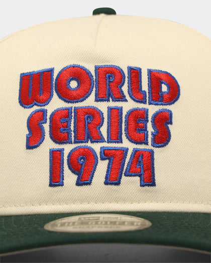 New Era Oakland Athletics '1970s World Series Through The Decades' 1974 World Series Golfer Snapback Chrome White