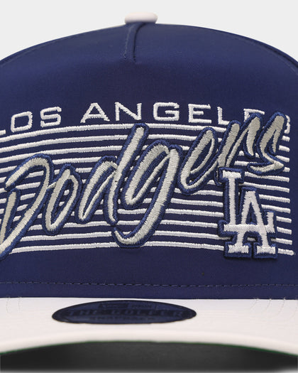 New Era Los Angeles Dodgers 'Retro Block Script' Golfer Snapback Blue
