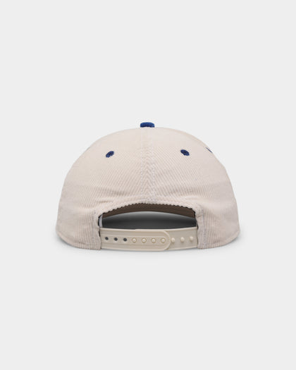 New Era Newcastle Knights 'NRL Retro Script Corduroy' Golfer Snapback Chrome White