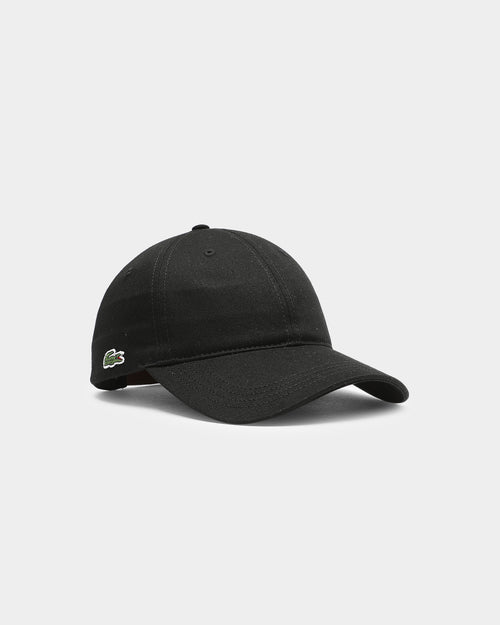Lacaoste Men's Side Croc Cotton Cap Black