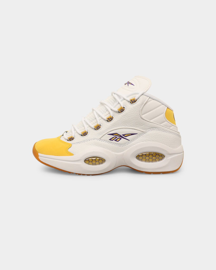 Reebok Question Mid White/Yellow | Culture Kings