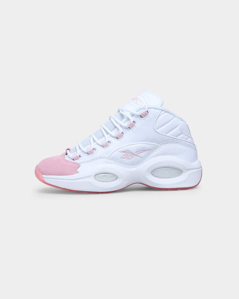 Reebok Question Mid White/Pink Glow/Porcelain Pink | Culture Kings