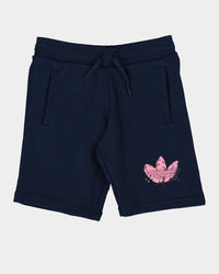 Adidas Kid's Dino Graphic Shorts Navy/Pink