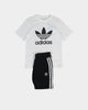Adidas Kid's Adicolour Shorts and T-Shirt Set White/Black