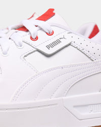 PUMA Women's Cali Dream Heritage Puma White-Gum-High Risk Red