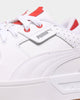 PUMA Women's Cali Dream Heritage Puma White-Gum-High Risk Red