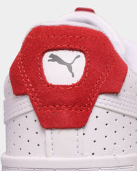 PUMA Women's Cali Dream Heritage Puma White-Gum-High Risk Red