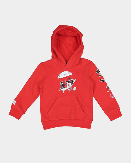 Adidas Kids' Mickey & Friends Hoodie Set Vivid Red