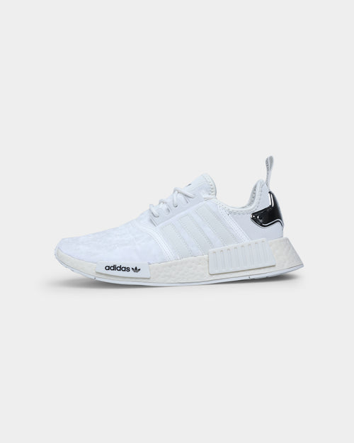 Adidas Women's NMD_R1 Crystal White / Crystal White / Silver Metallic