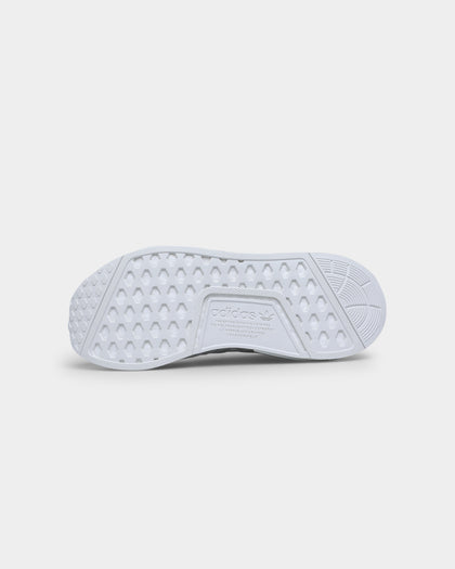 Adidas Women's NMD_R1 Crystal White / Crystal White / Silver Metallic