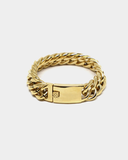 Saint Morta Cuban Link 18MM Bracelet Gold