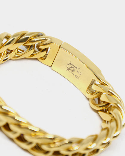 Saint Morta Cuban Link 18MM Bracelet Gold