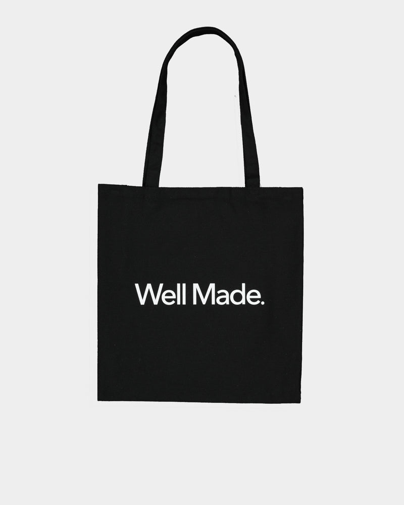 WELL MADE TOTE BAG BLACK