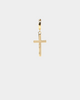 Saint Morta Cross Earring Iced Gold