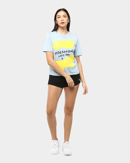 Federation Women's Good Crop Swipe Right T-Shirt Slate