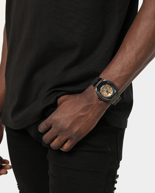 Saint Morta Treasury Skeleton Watch Black