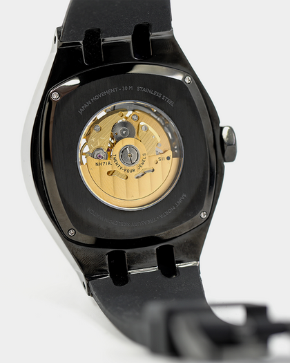 Saint Morta Treasury Skeleton Watch Black