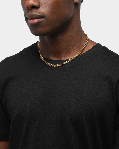 Saint Morta Women's 6MM Cuban Link Chain Gold