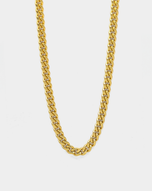 Saint Morta Women's 6MM Cuban Link Chain Gold
