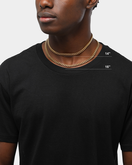 Saint Morta Women's 6MM Cuban Link Chain Gold