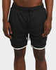Saint Morta Era Mesh Basketball Short Black/White