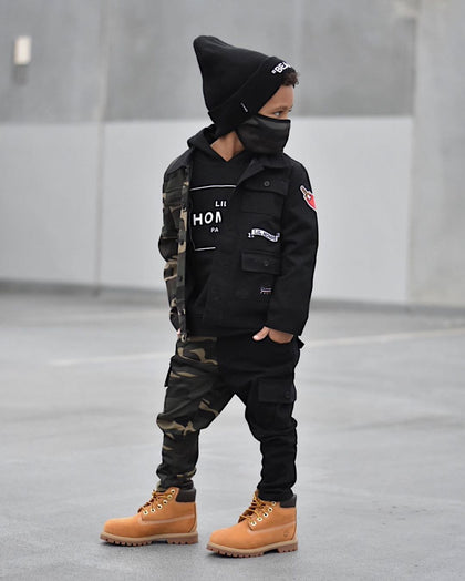 Lil Hommé Youth Camo Bouclier Face Mask Camo
