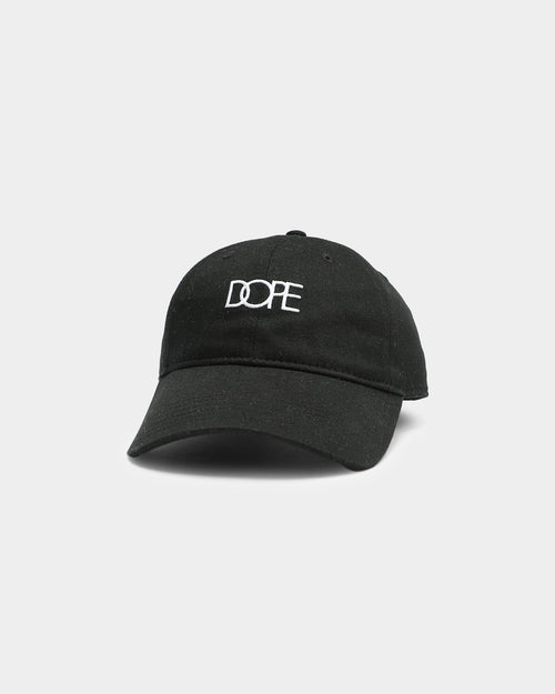 Dope Men's Logo Strapback Cap Black/White