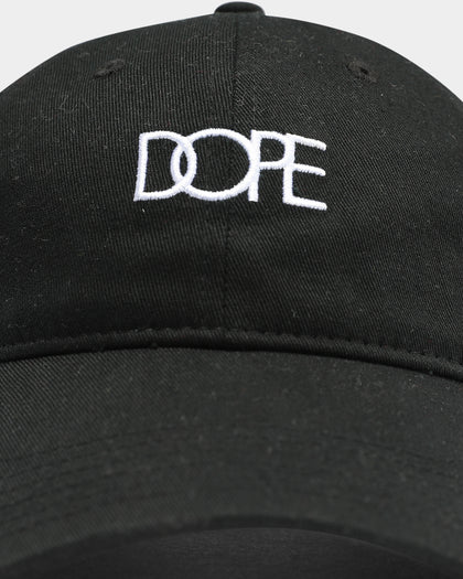 Dope Men's Logo Strapback Cap Black/White
