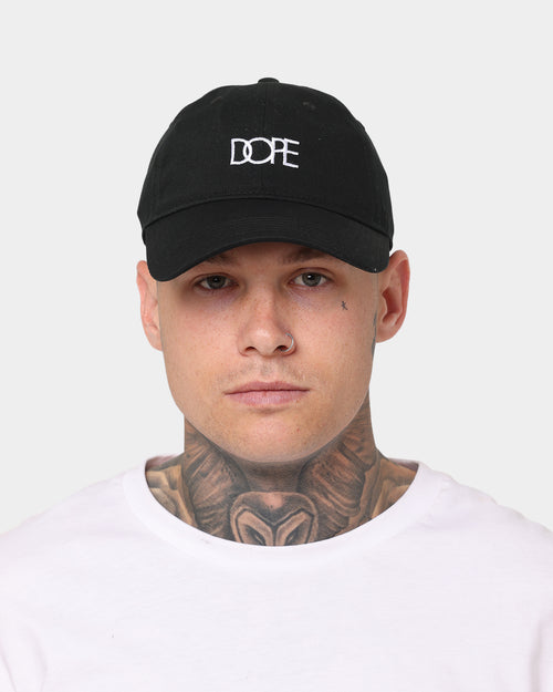 Dope Men's Logo Strapback Cap Black/White