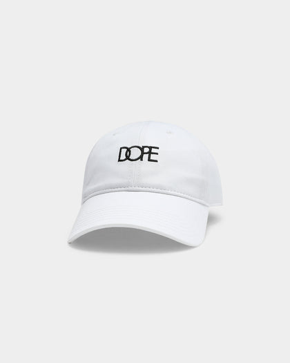 Dope Men's Logo Strapback Cap White/Black