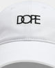 Dope Men's Logo Strapback Cap White/Black