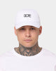 Dope Men's Logo Strapback Cap White/Black
