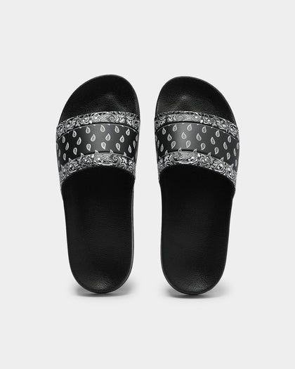 Goat Crew Bandana Slide Black/White