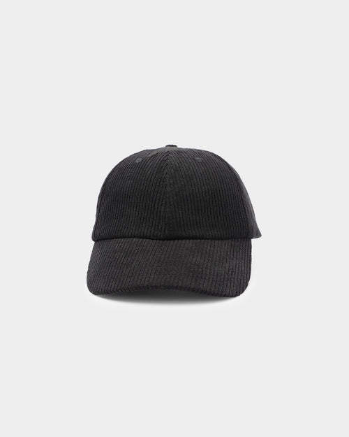 EN ES Corduroy Strapback Black