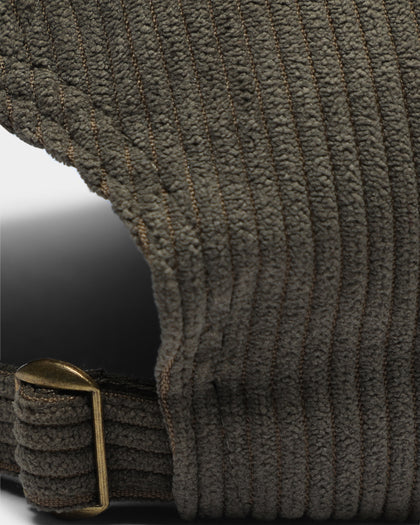EN ES Corduroy Strapback Olive
