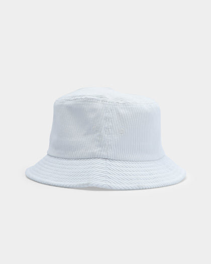 EN ES Corduroy Bucket Hat White